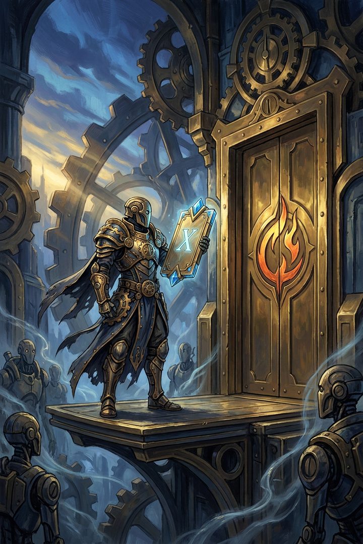 The Asked Raise: an original painted scene, an illustrated scene